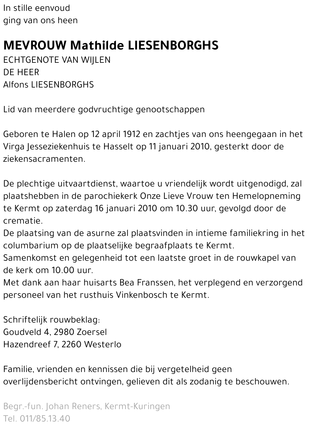 Mathilde Liesenborghs