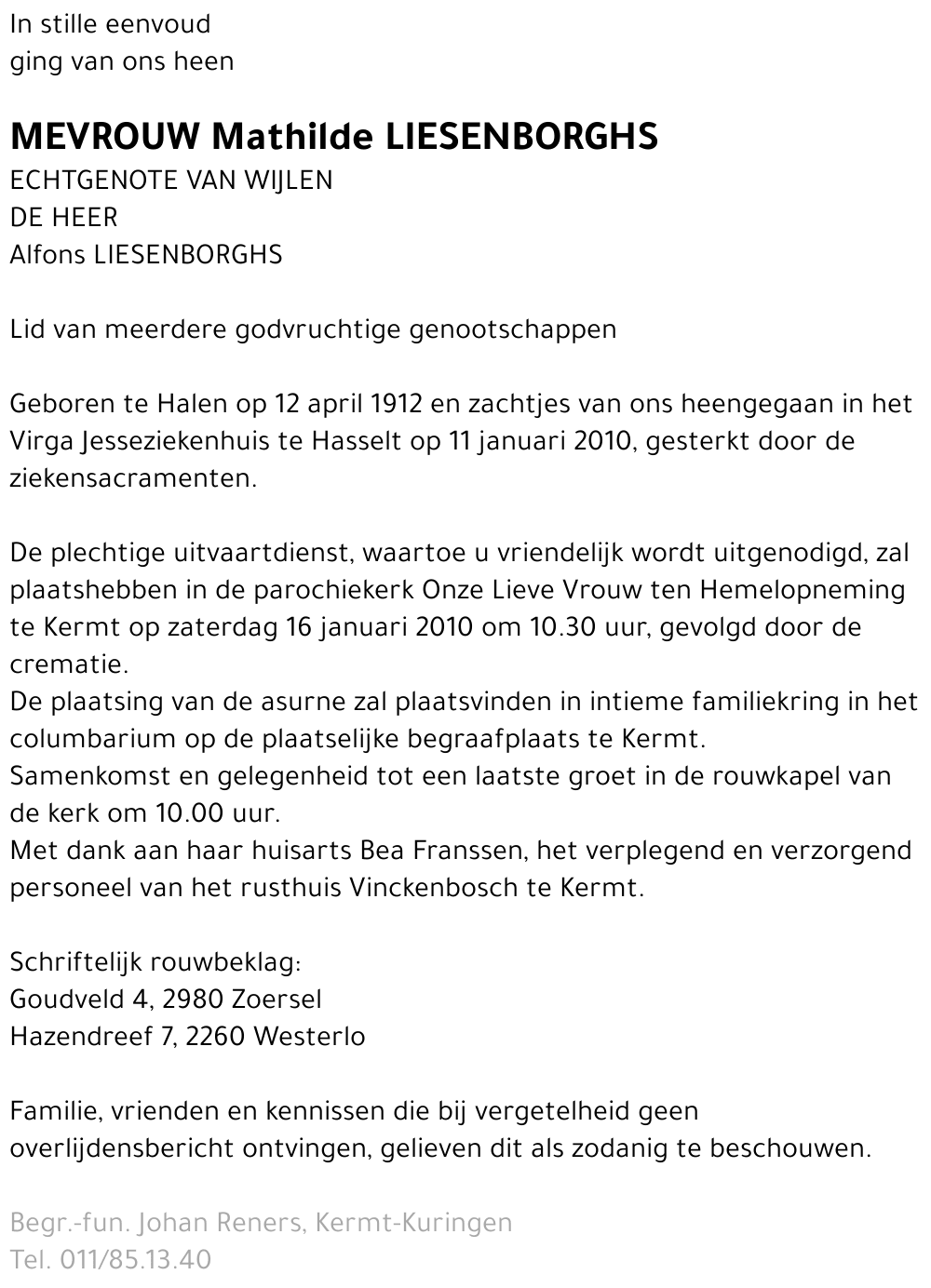 Mathilde Liesenborghs