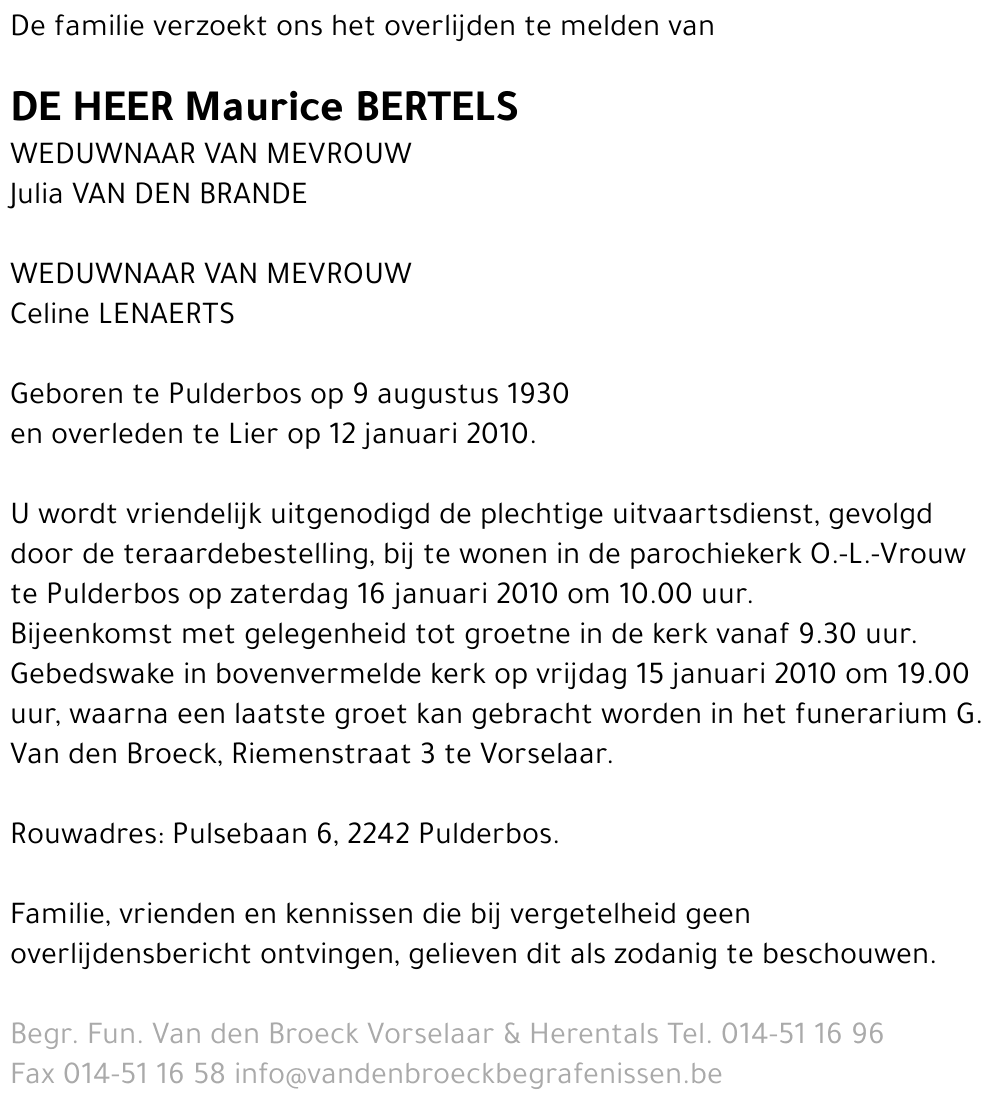 Maurice Bertels