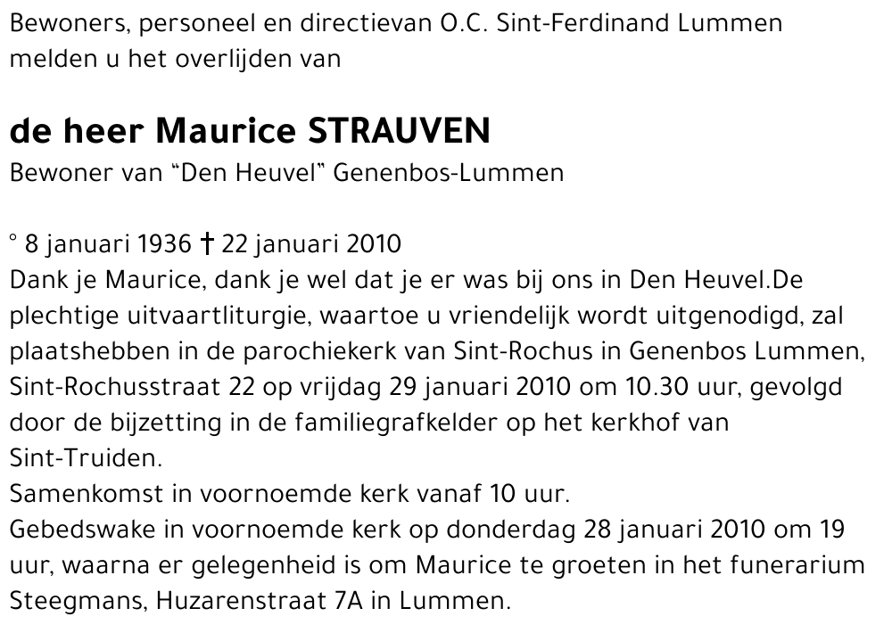 Maurice Strauven