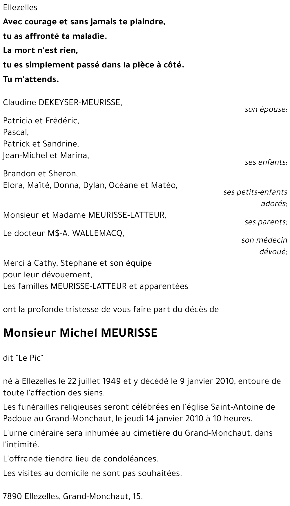Michel MEURISSE