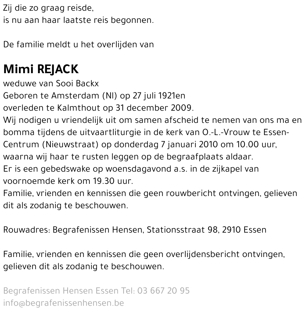 Mimi Rejack