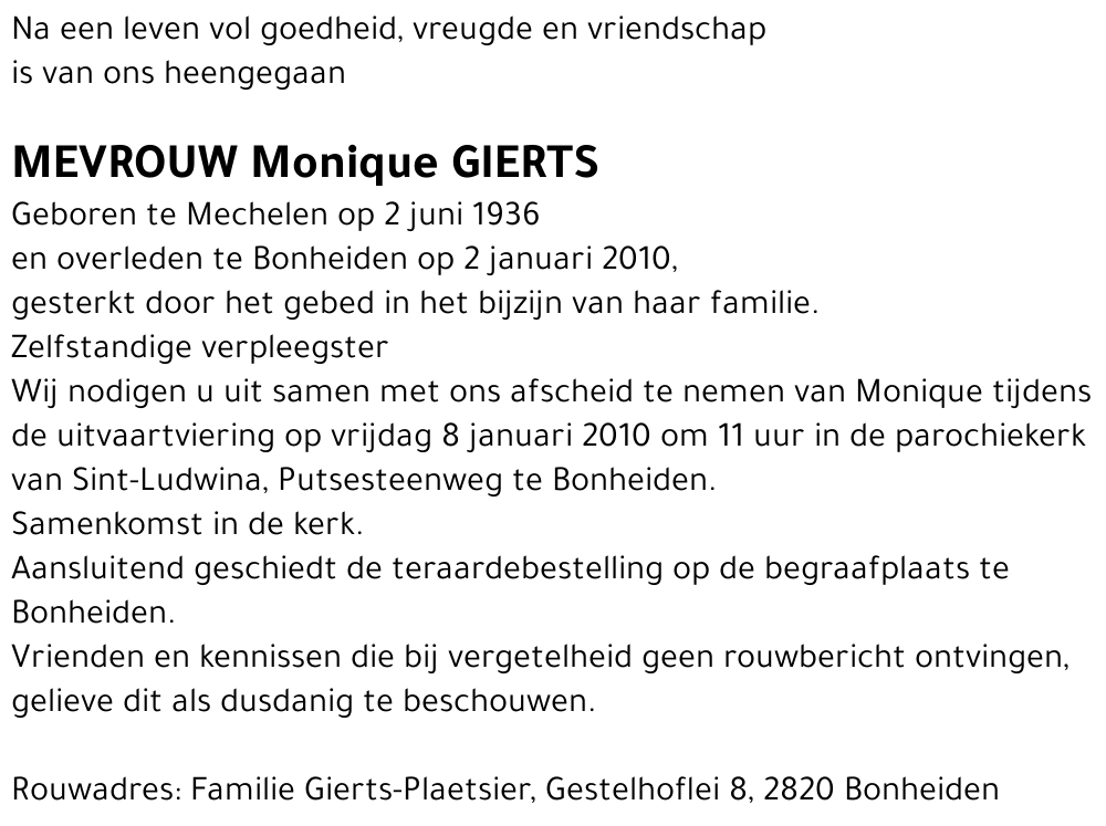 Monique Gierts