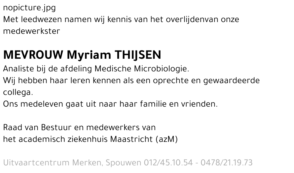 Myriam Thijsen
