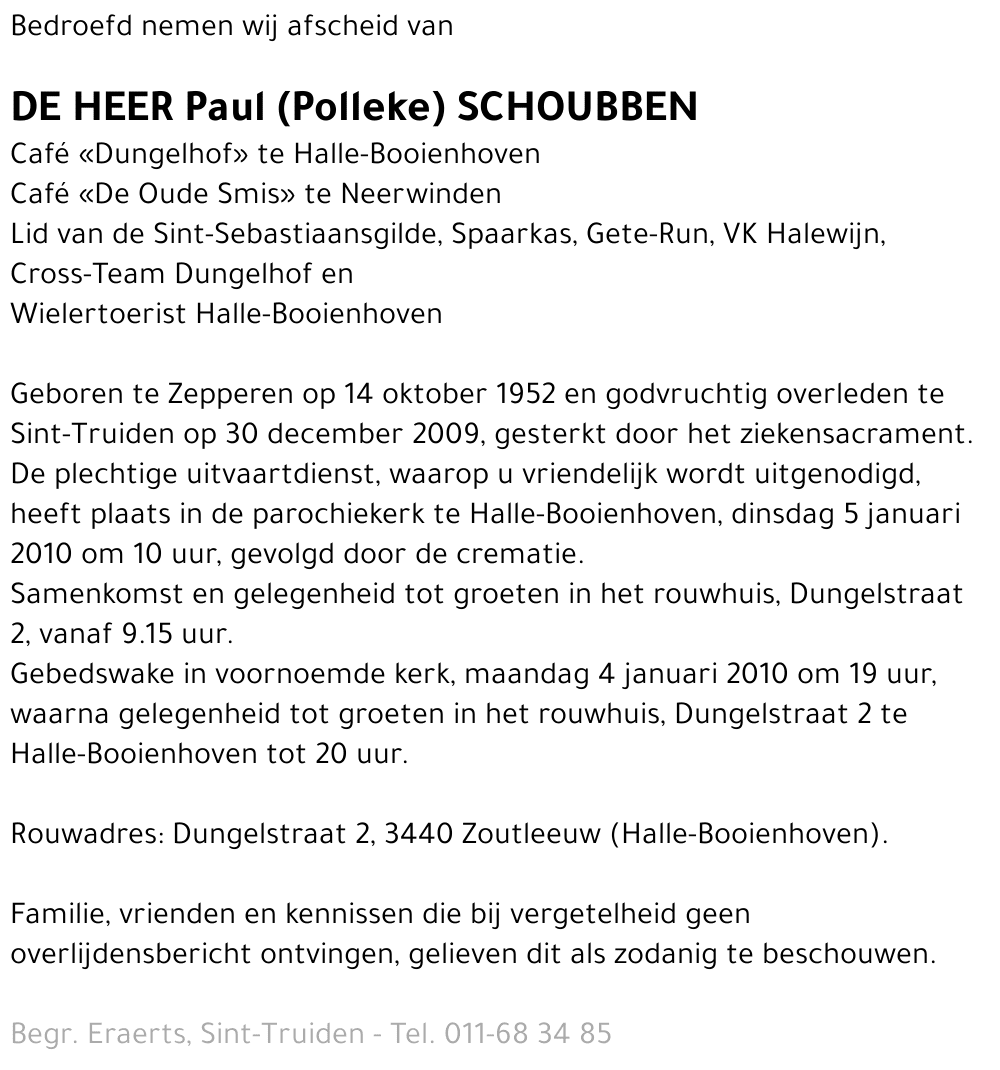 Paul Schoubben