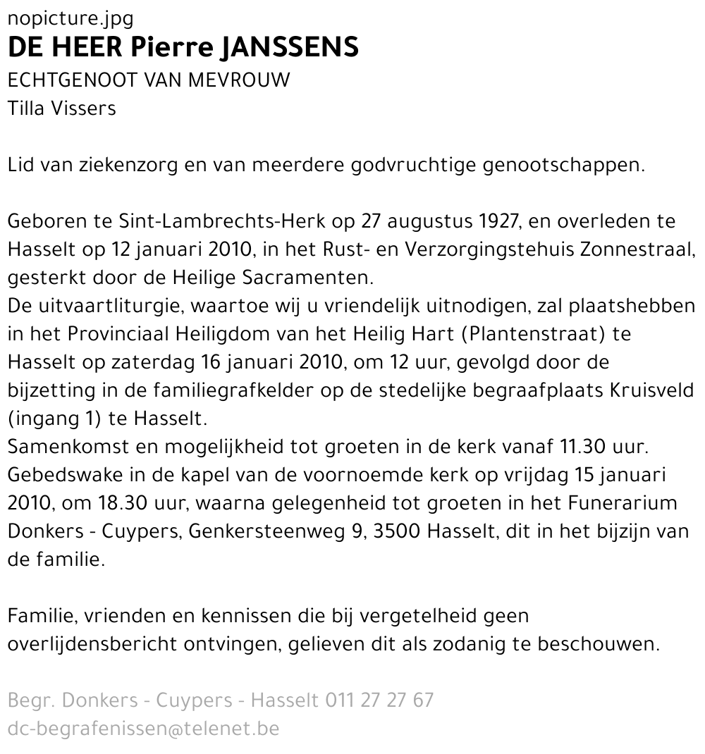 Pierre Janssens