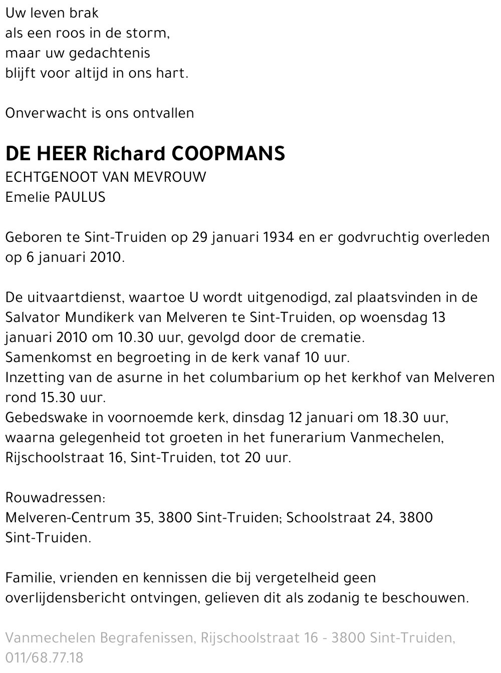 Richard COOPMANS