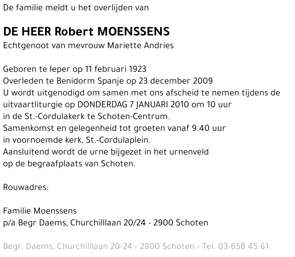 Robert Moenssens