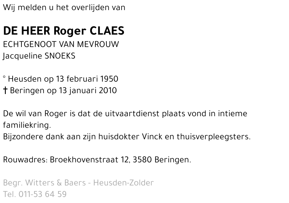 Roger Claes