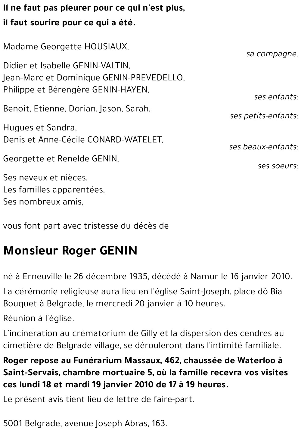 Roger GENIN