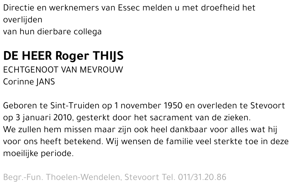 Roger THIJS
