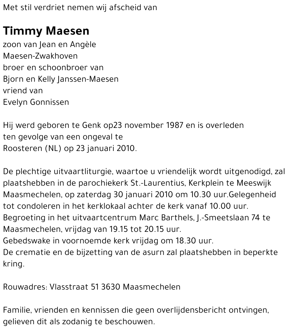 Timmy Maesen