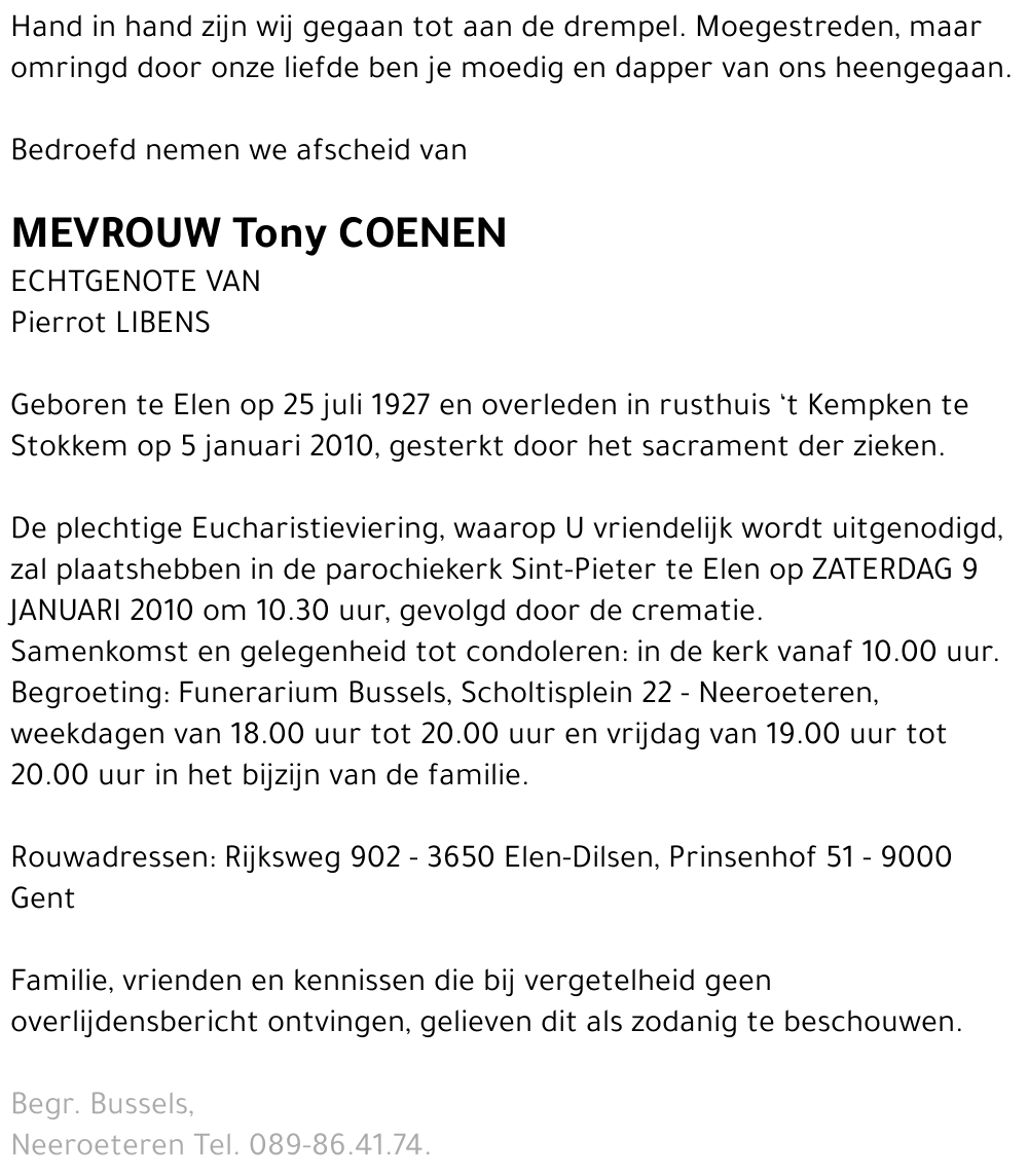 Tony Coenen