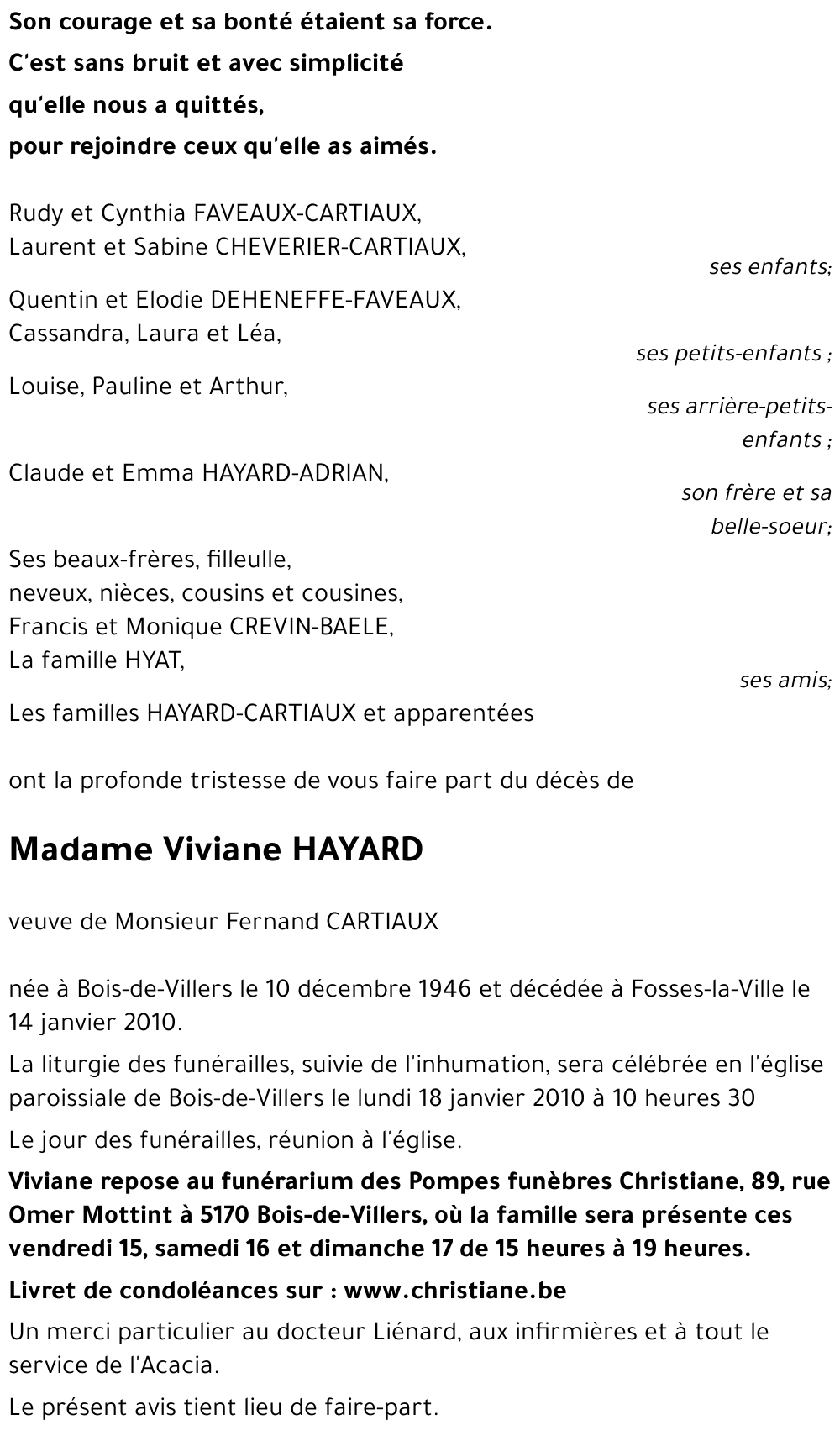 Viviane HAYARD
