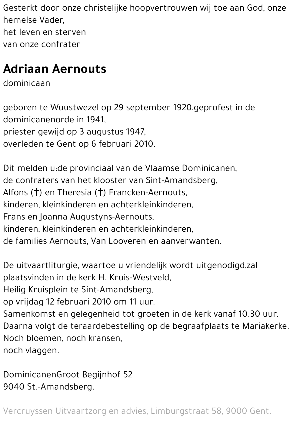 Adriaan Aernouts