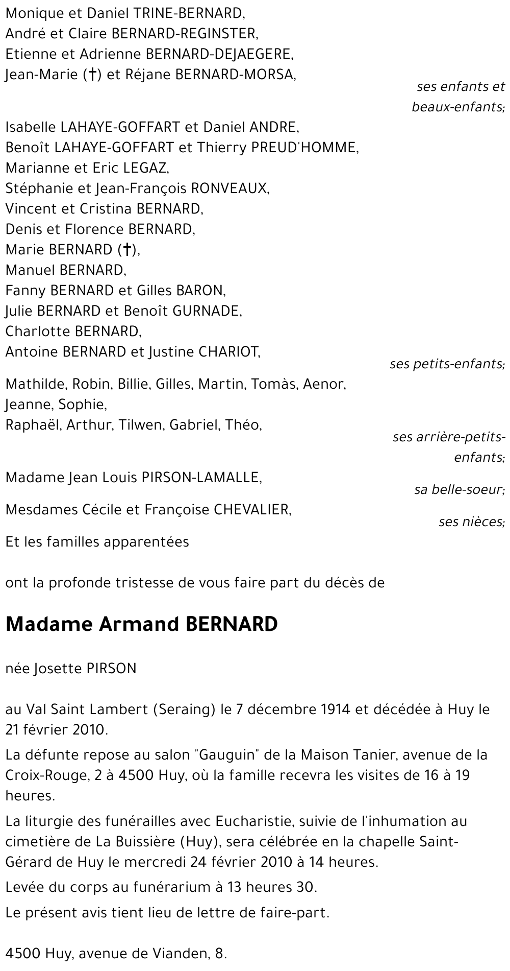 Armand BERNARD