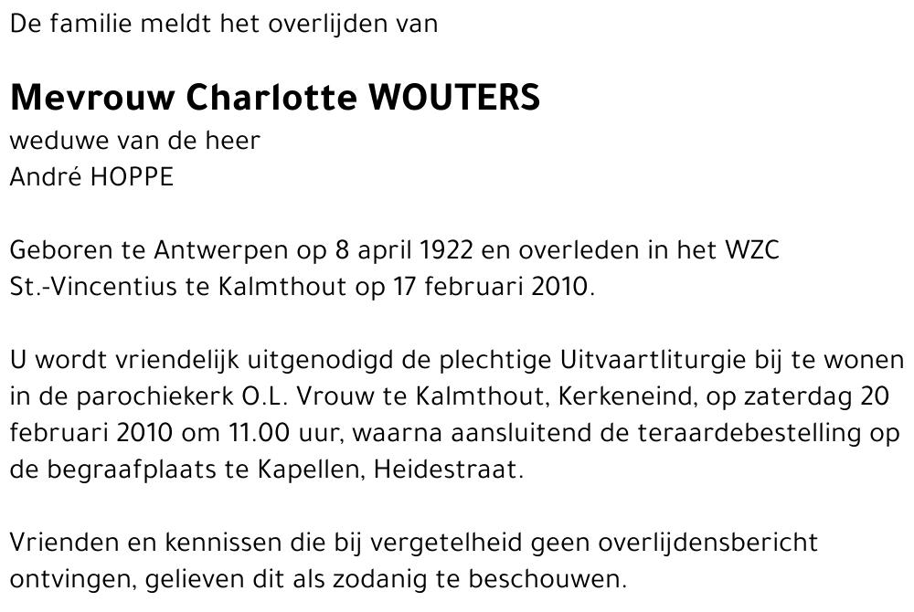 Charlotte Wouters