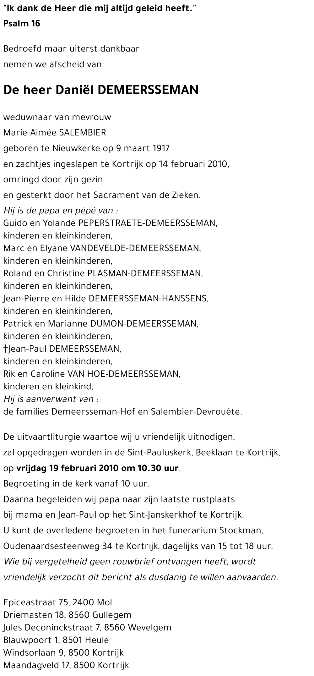 Daniël DEMEERSSEMAN