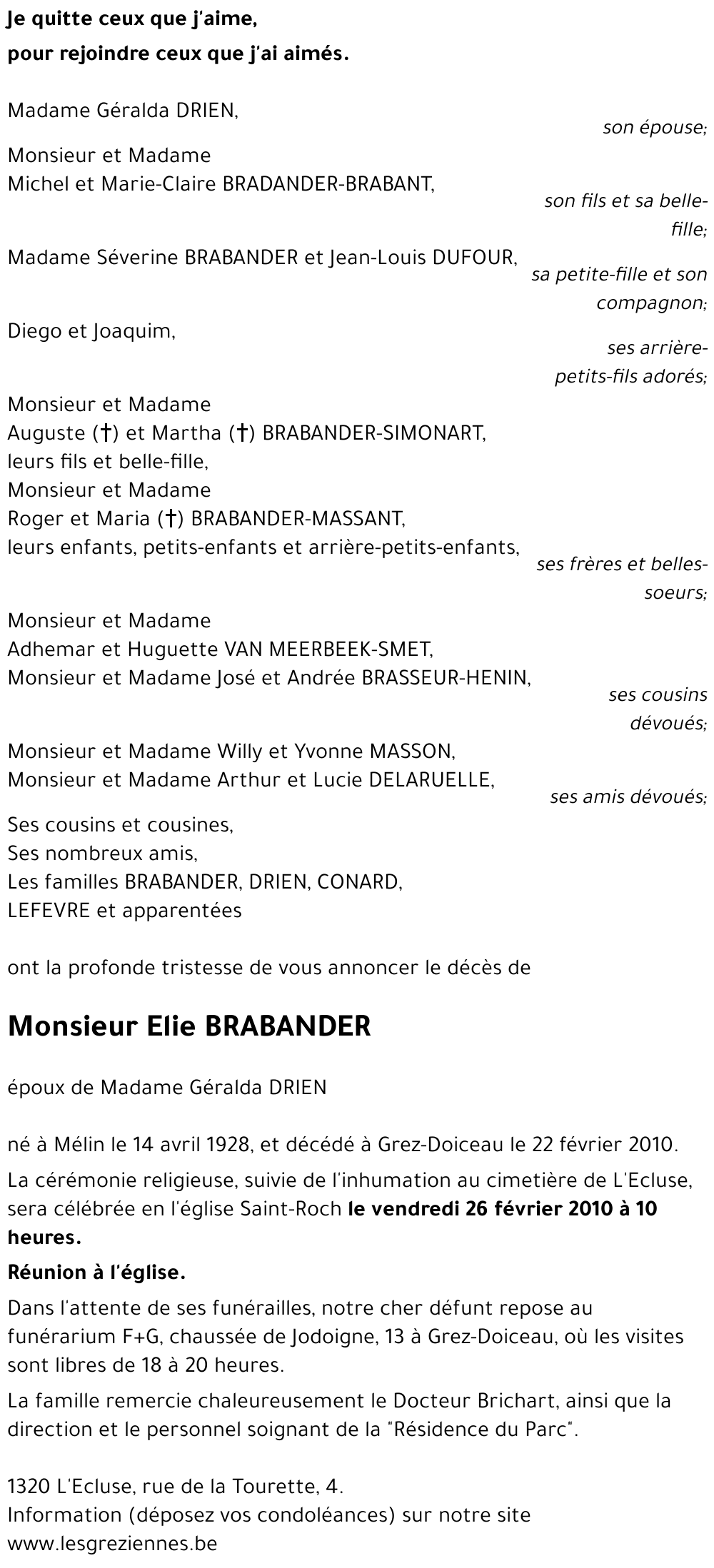 Elie BRABANDER