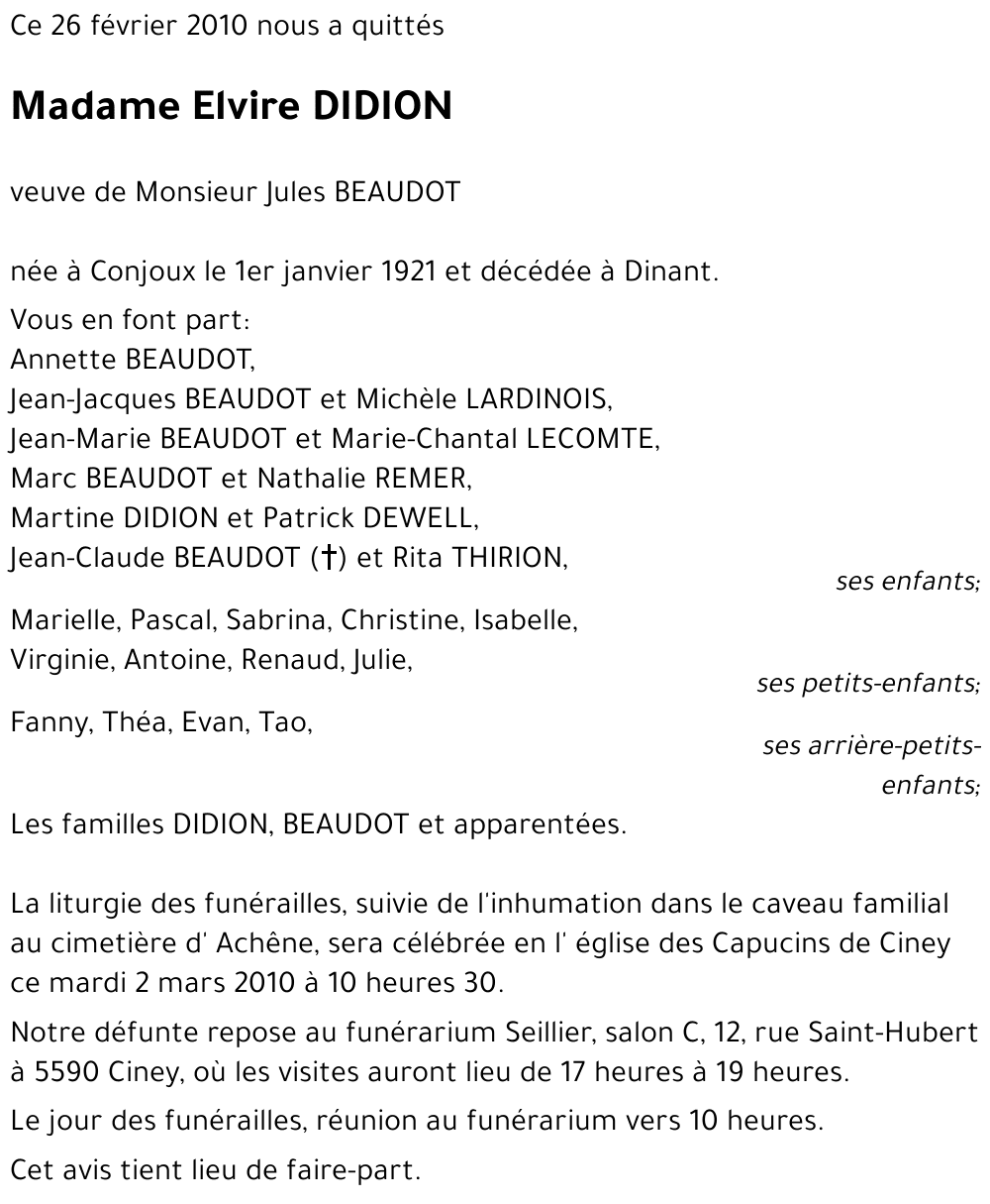 Elvire DIDION