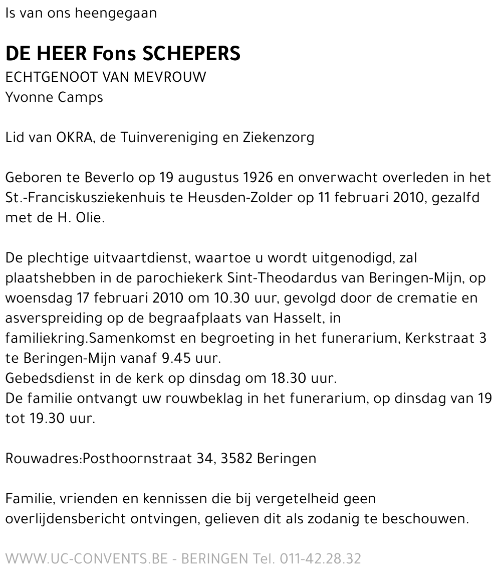 Fons Schepers