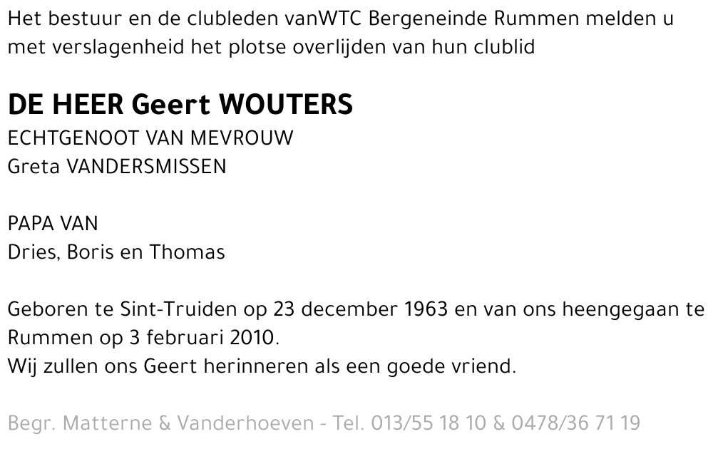 Geert Wouters