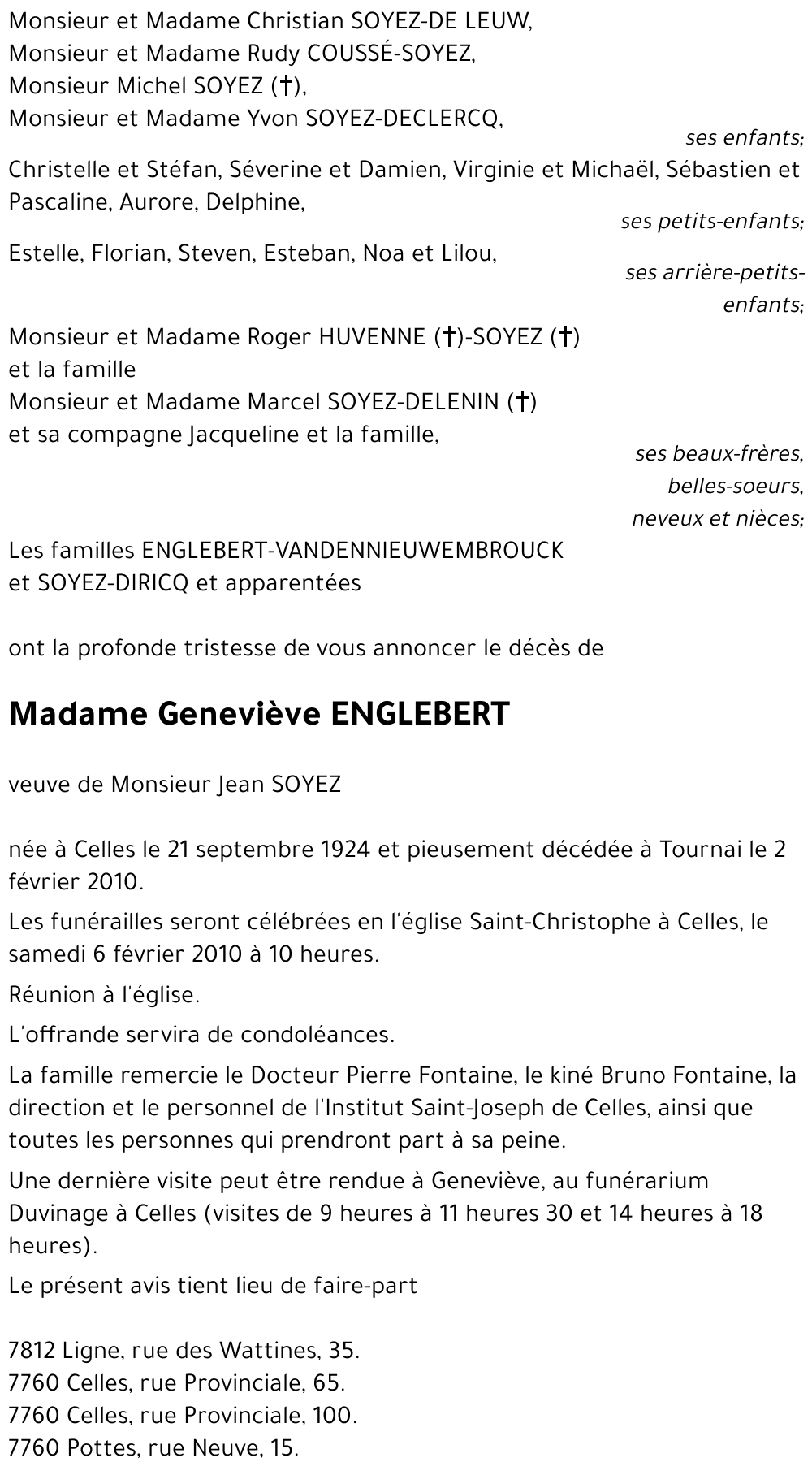 Geneviève ENGLEBERT