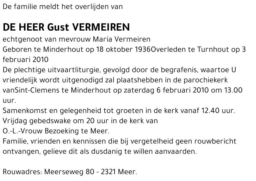 Gust Vermeiren