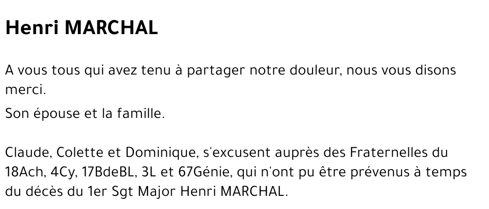 Henri MARCHAL