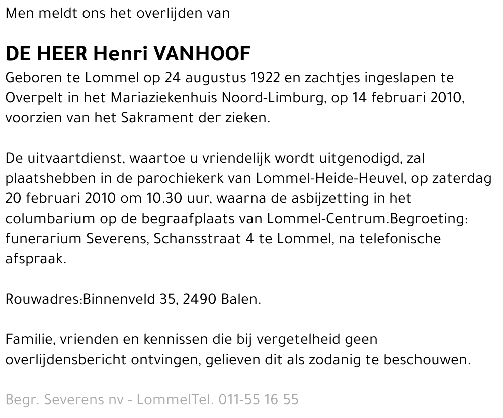 Henri Vanhoof