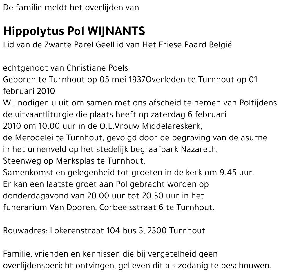 Hippolytus Pol Wijnants