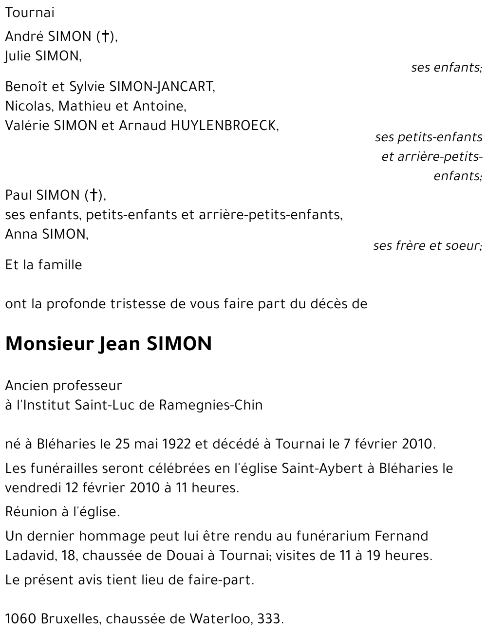 Jean SIMON