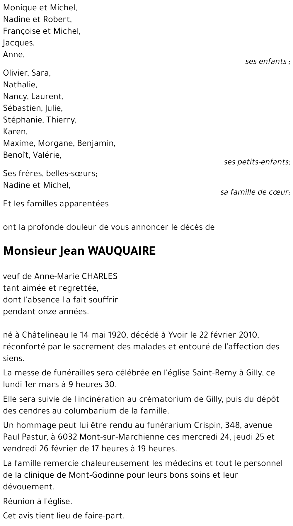 Jean WAUQUAIRE