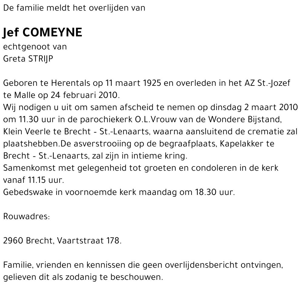 Jef Comeyne