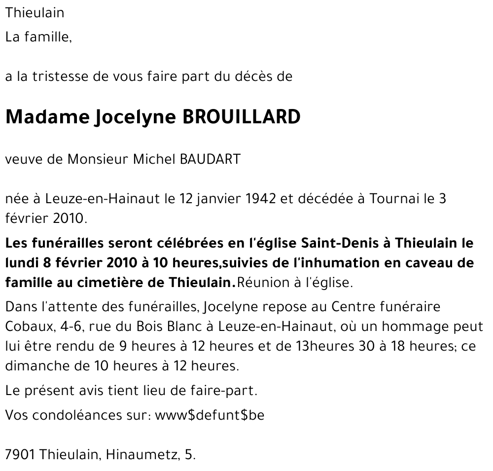 Jocelyne Brouillard