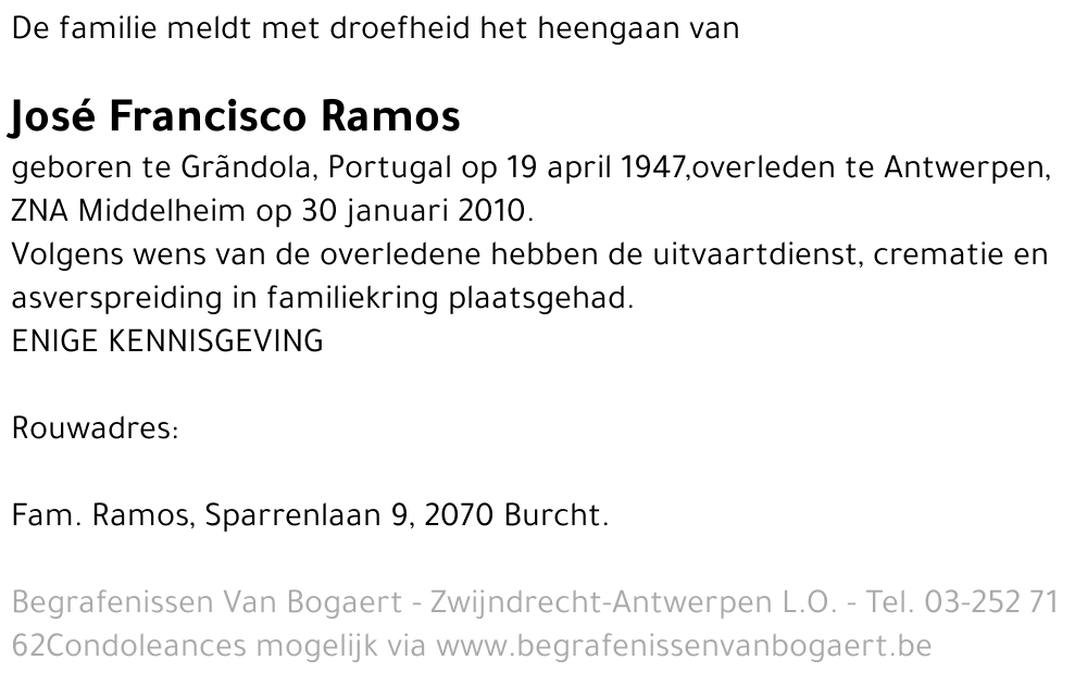 José Francisco Ramos