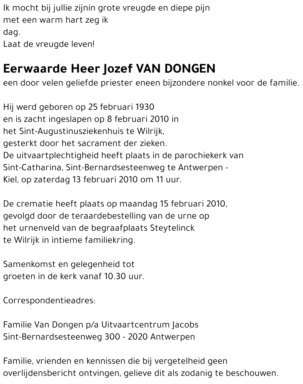 Jozef Van Dongen