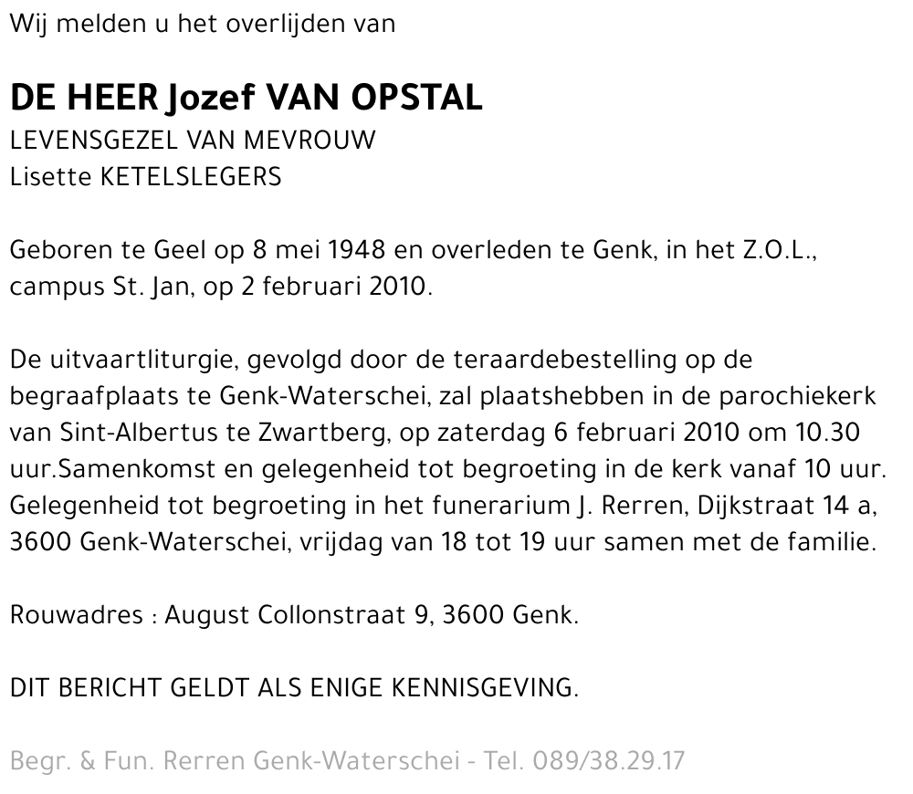 Jozef Van Opstal