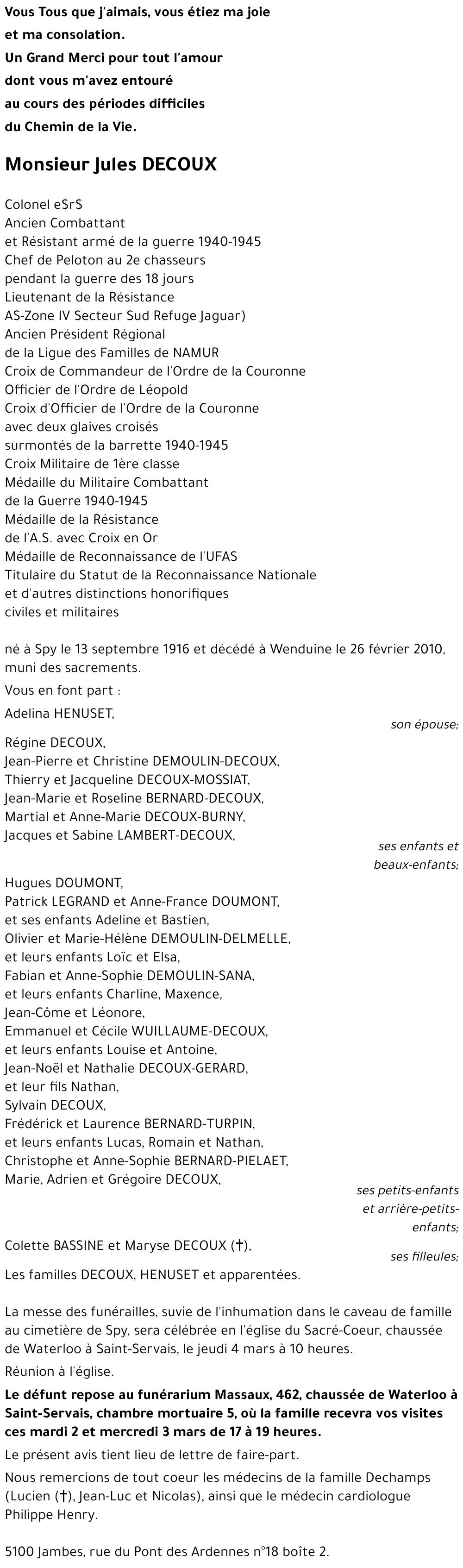 Jules DECOUX