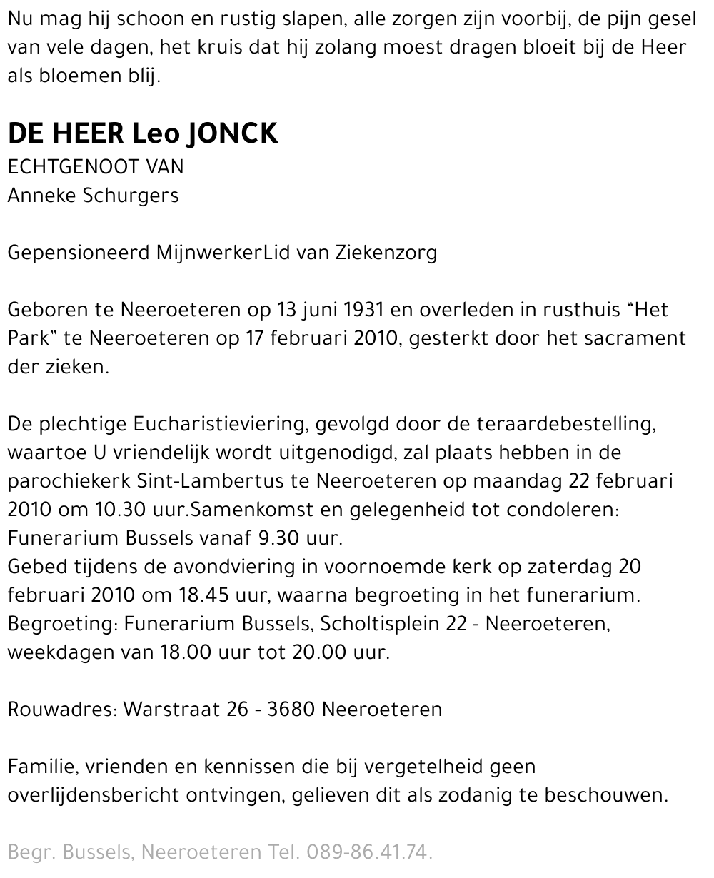 Leo Jonck