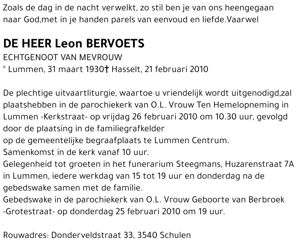 Leon Bervoets