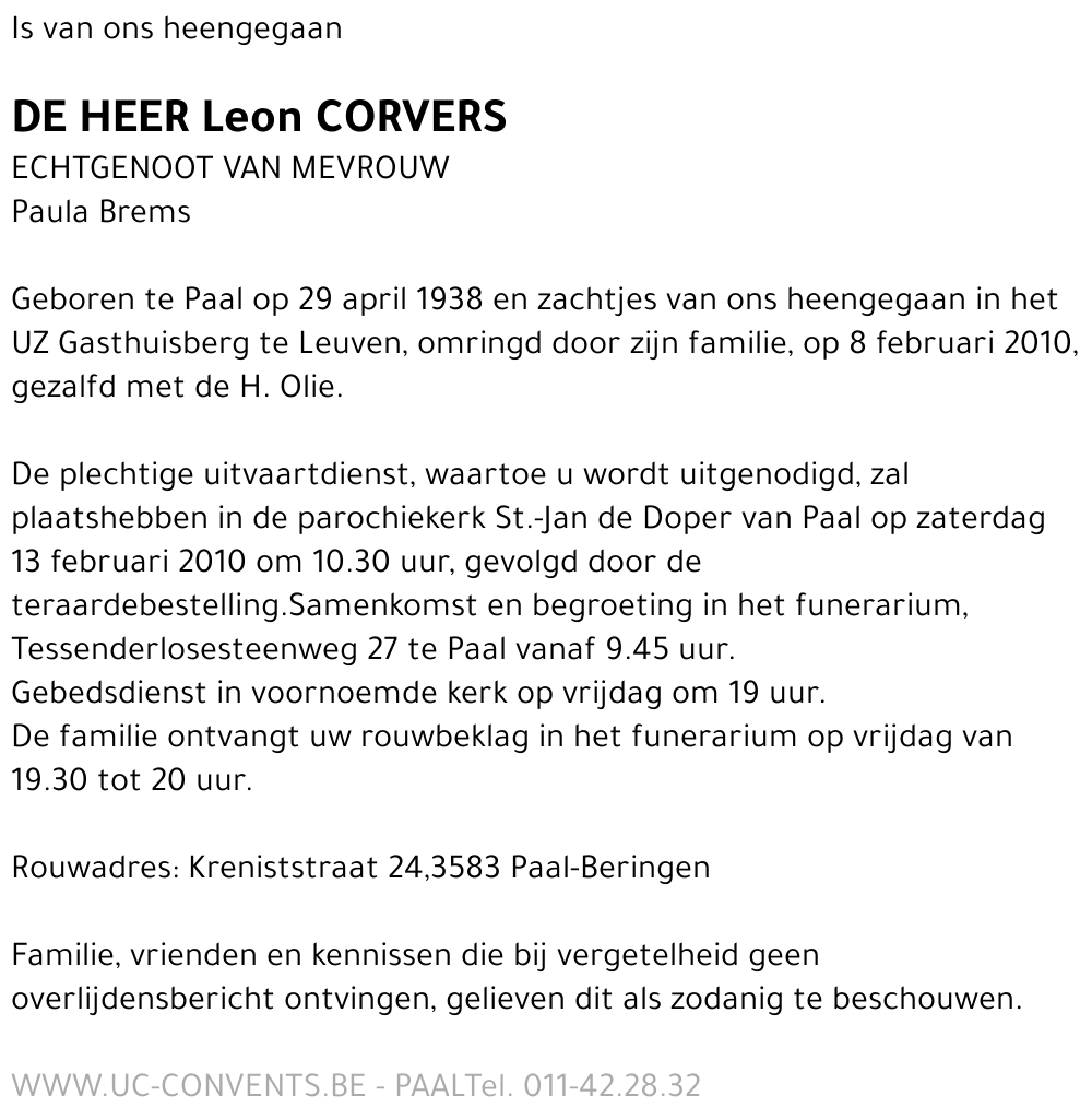 Leon Corvers
