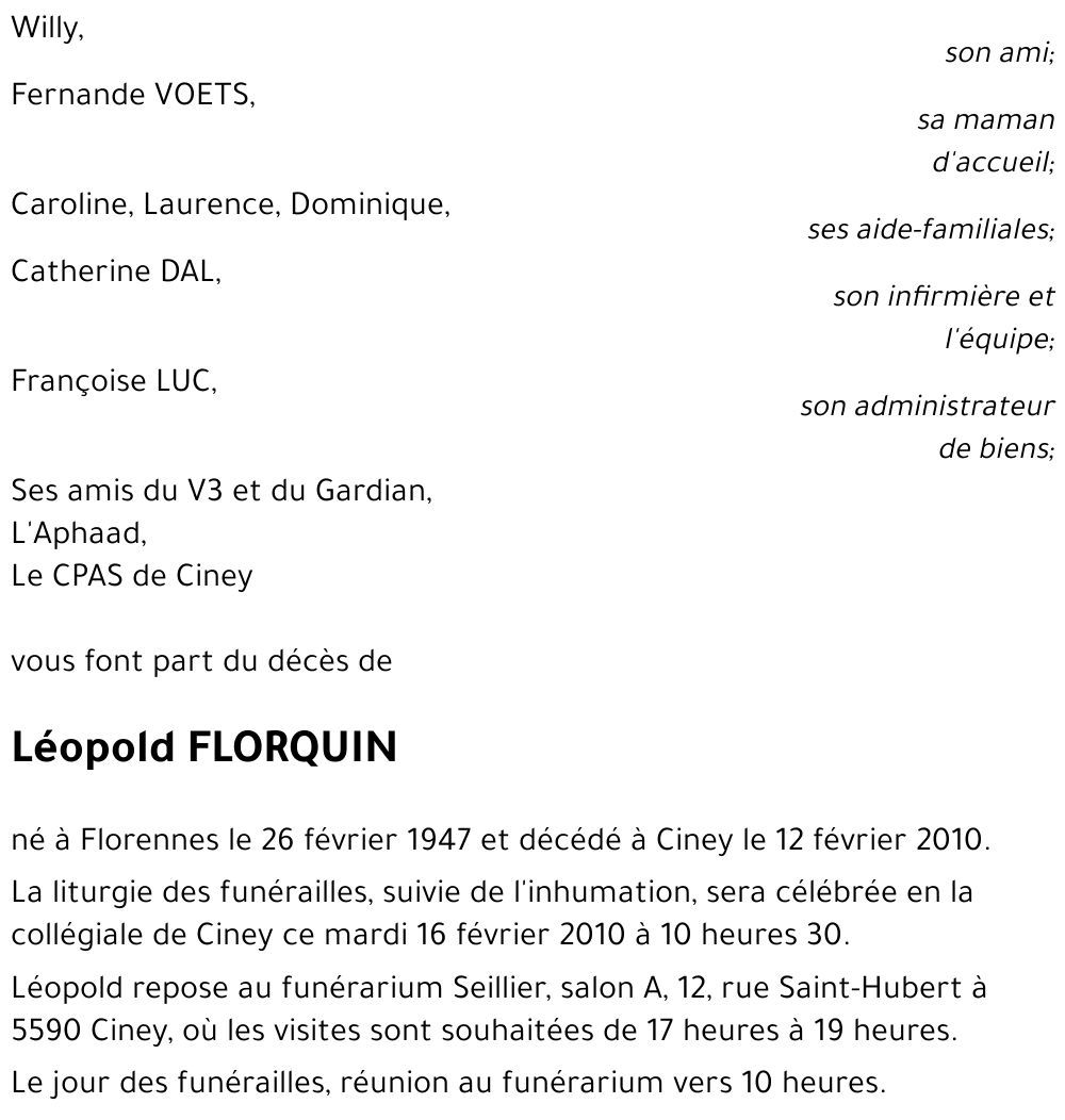 Léopold FLORQUIN