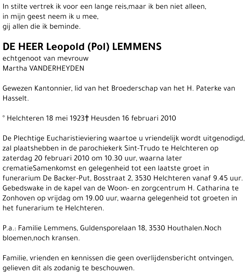 Leopold LEMMENS