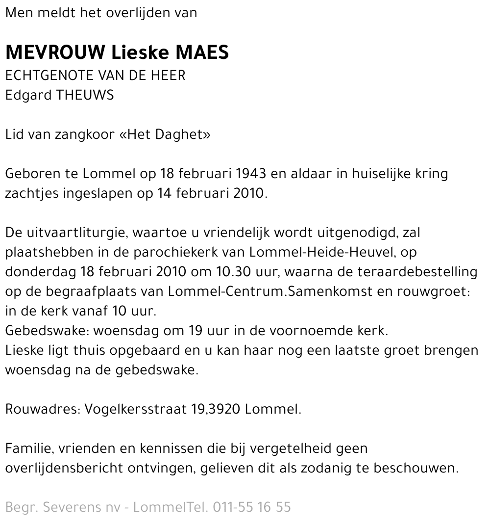 lieske maes