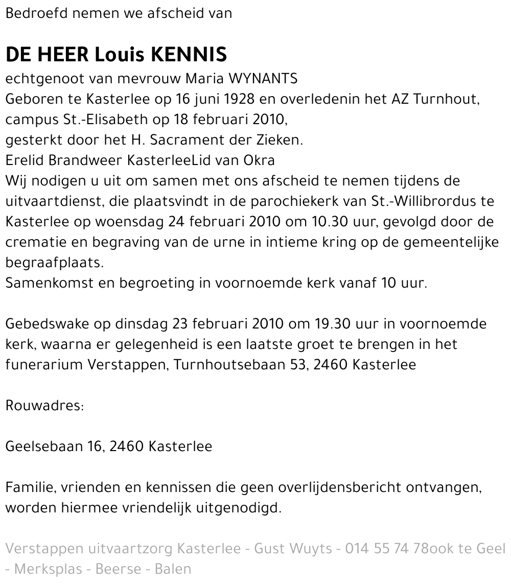 Louis kENNIS