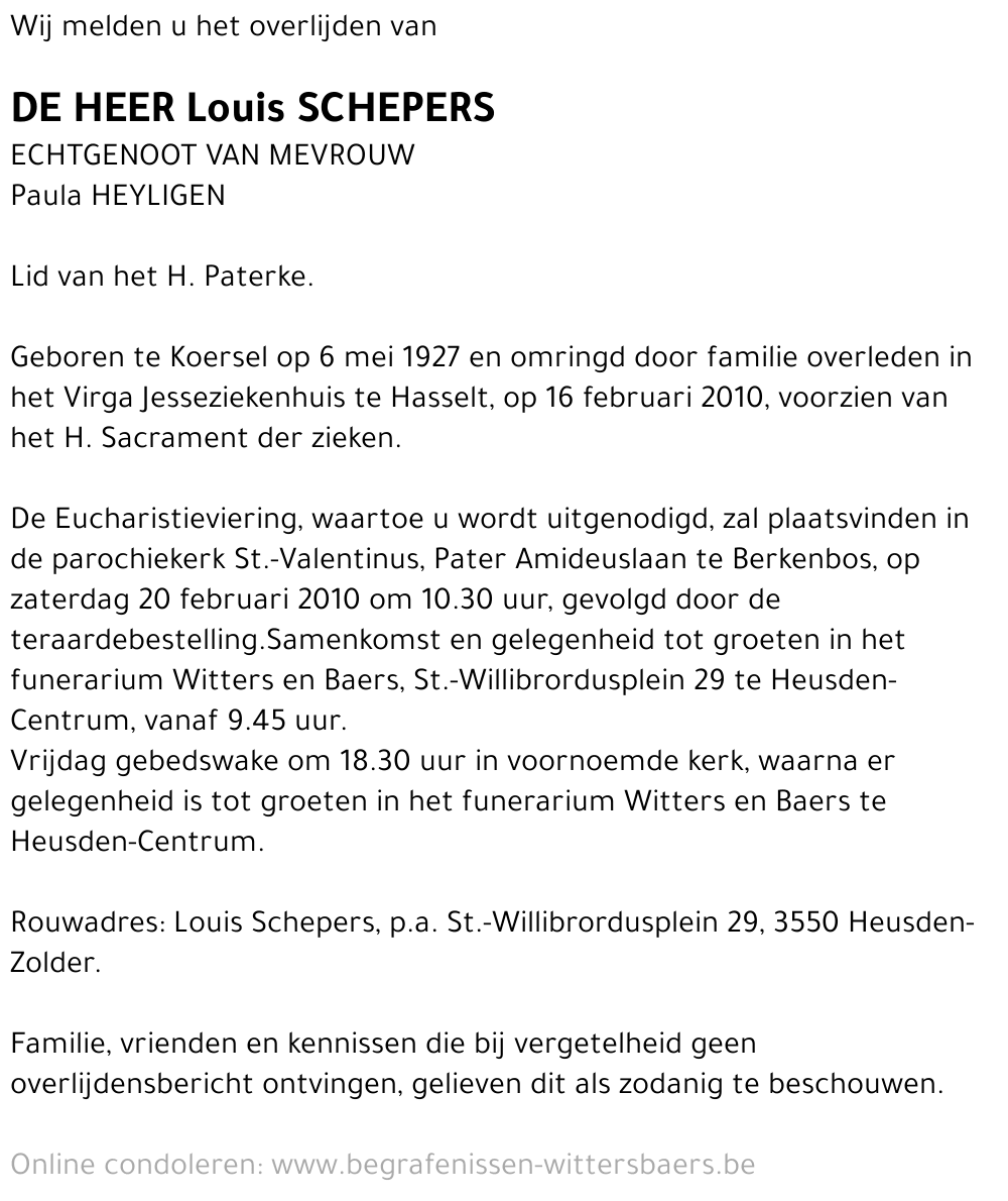 Louis Schepers