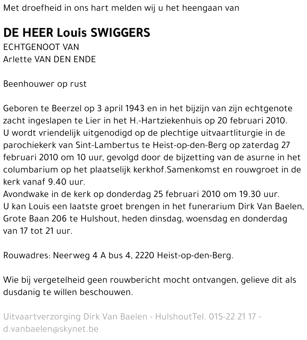 Louis Swiggers