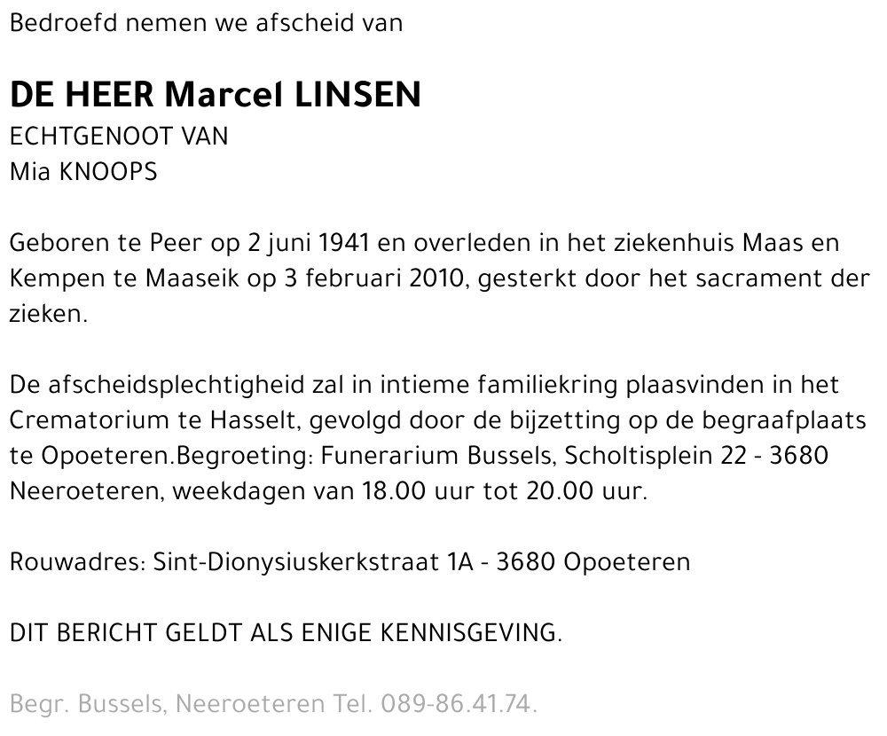 Marcel LINSEN