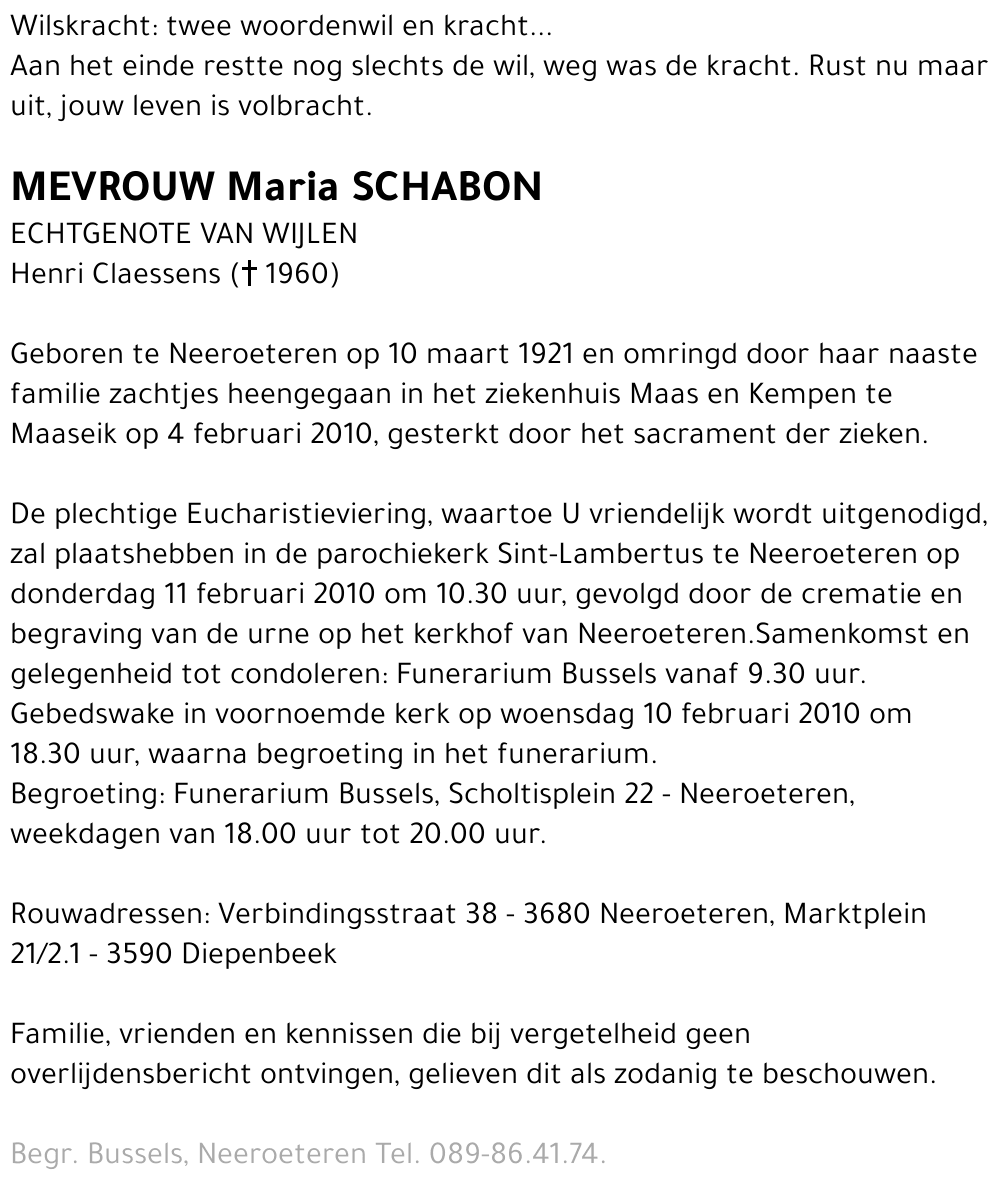 Maria Schabon